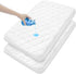 Pack and Play Mattress Pad Sheets Cover Waterproof 2 Pack, Soft Quilted