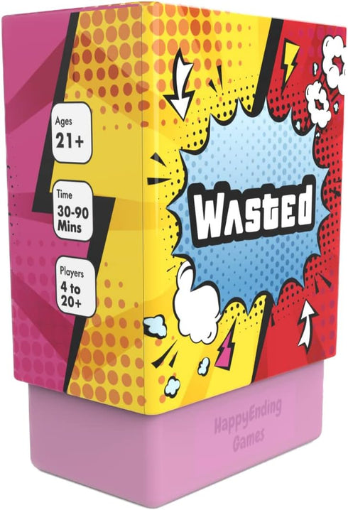 Wasted - The Party Game by Happy Ending Games - Board Game of Dares (Spanish Version)