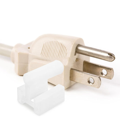 Angoily 100Pcs Plug Outlet Cover, 3 Prong Proof Electrical Safety Caps for Home - 0.79 * 0.98 * 0.59 inches