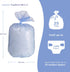 Pack, 25 Count, 13-Gallon Ubbi Diaper Pail Plastic Bags, Disposable Baby Waste Bags, Single Bags