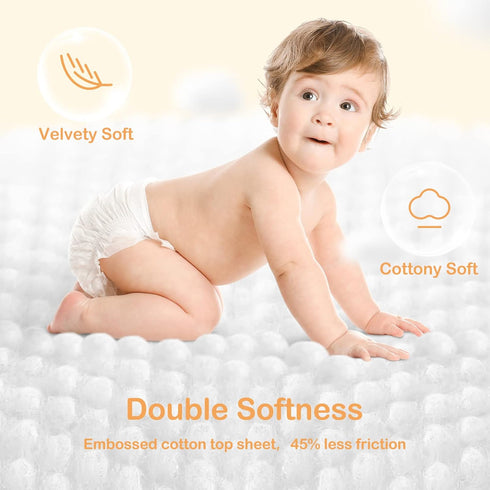 5 (27+lb),48 Count Babycozy Soft,0.8D 10 Baby Diapers Size Dry Disposable Diapers Bouncy Softer Touch Diapers