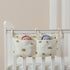 RDTGHY Baby Crib Organizer Hanging Storage Bag Multi-Pocket for Diapers Bottles Toys Bedside Nursery Organization