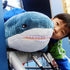 31 Inch XL 15% Giant Shark Stuffed Animal, Soft Shark Plush Pillow Décor, Perfect Stress Relief Gift