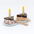 Playset PairPear Birthday Party Cake for Kids,Wooden Toys Play Food