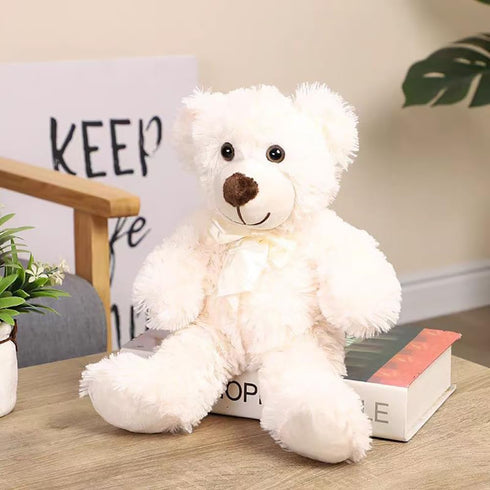 Teddy Bear Stuffed Animal - 12 Inch Soft Cuddly Plush Bear, Gifts for Kids Baby Toddlers on Baby Shower, Valentine's Day