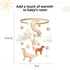 Pack Dog Theme Baby Mobile, Mobile for Crib, Crib Mobile for Boys and Girls, Nursery Mobile for Bassinet, and Play