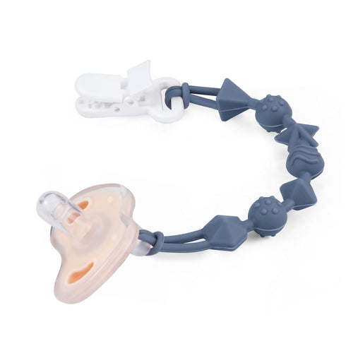 PandaEar 8 Pack Baby Toy Straps & Silicone Pacifier Clips, Dinosaur Teether Harness for Baby Boys & Girls