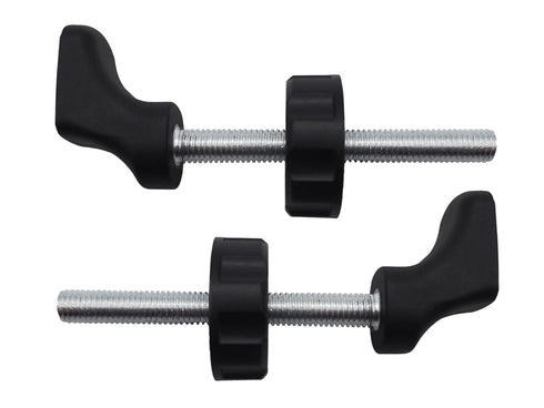M10 (10mm) Quarter Round Spindle Rod Adapter, 2 Pack for Pressure Mounted Baby and Pet Safety Gates