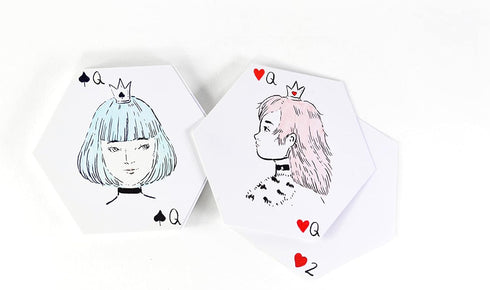 Apostrophe Games Blank Hexagon Playing Cards