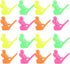 Toddmomy Plastic Whistle, 16Pcs Water Bird Whistle Party Whistles Musical Instrument Toy Noisemaker for Kids
