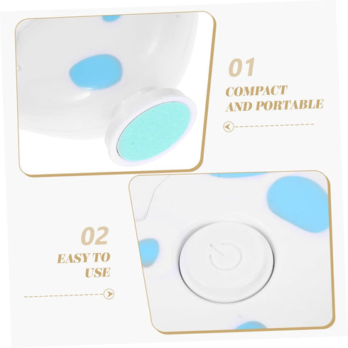 Trimmer Sosoport Electric Nail for Safe Portable Nail Polisher Replaceable Grinding Heads for Manicure for Fingernails
