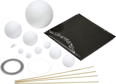 FloraCraft CraftFoM 18 Piece Solar System Kit - White