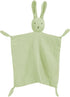 Organic Cotton Muslin Lovey Blanket, Soft & Breathable Bunny Security Blanket for Boys and Girls Baby Gifts