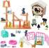 Pet Pretend Play Toys - 48Pcs Cat Figures for Kids, Realistic Cat Care Center with Accessories Toy Sets