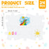24 Pcs DIY Giant Blank Puzzle Pieces 12 Inches Bulletin Board DIY Large Paper Puzzle Craft Kit Color Your Own Puzzle Cutouts Kit for Classroom Bulletin Board Decor School Activities