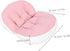 U-Shaped Maternity Pillow for Back Support - Ideal for Pregnant Women