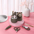6-in-1 Set, Baby Grooming Natural Wooden Hairbrush and Comb, Nail Clippers,Nail Scissors, Nail File and Tweezers