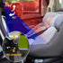 SAMFIWI Baby Car Mirror Safety Seat Mirror Camera and Monitor with Infrared Night Vision Best Baby Monitor for Car Seat
