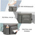 BESPORTBLE Multifunctional Nursery Bag Diaper Storage Pouch Hanging Bottle Organizer for Stroller for Travel Daycare