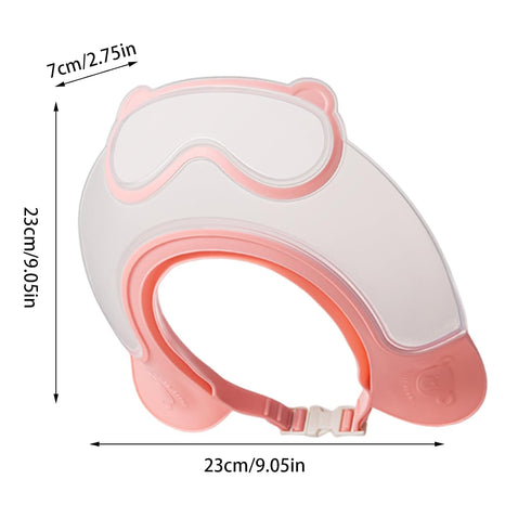 Generic Baby Hair Washing Shield - Bath Visor For Toddler, Babys Shower Cap Shield | Adjustable Waterproof Babyss