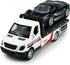 Flatbed Truck Toy Rescue Tow Truck, 2 in 1 Transport Trailer Car Carrier for Boys Kids Toddlers (White)