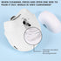 HSHGZSR 2 Trimmer Electric Nail Clipper Nail Cutter Safety Nail Clippers with Light and Speeds Portable Rechargeable