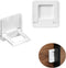 2 Pack Foldable Sliding Door Lock Handle, Sticky Safety Non Punching Grip Sticker for Closet, Window, Glass Doors