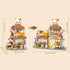 Set,Openable 923PCS 8+ Lucky Cat Building Taiyaki Shop Mini Brick Building Toy for Boys Girls Age