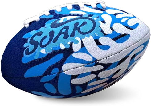 SOAK Waterproof Football, 9 Inches for Beach Pool Lake Park Games, Outdoor Toys for Kids