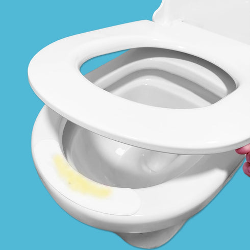 JuGeoZhi 7pcs Toilet Splash Guard - Pee Guard Pad for Toilet Seat Potty Training Mat for Kids Boys Adult Men