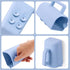 JOY ANAN 100% Baby Bath Rinse Cup with Suctions, Food Grade Silicone, Rinser to Wash Hair and Body with Easy Grip
