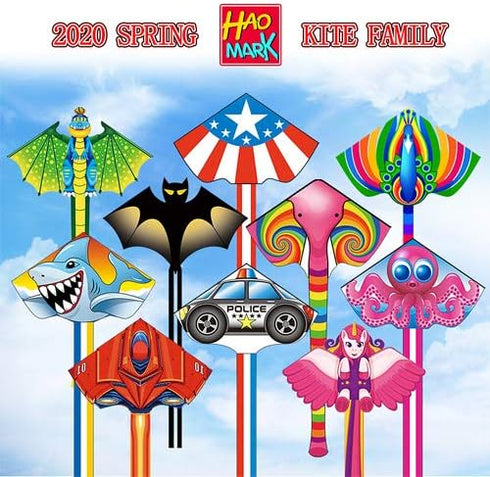 Kite for Kids Ages 3-5 & 4-8, Easy to Fly Butterfly Kites with Handle and 328FT Kite String, Large Kites for Birthday