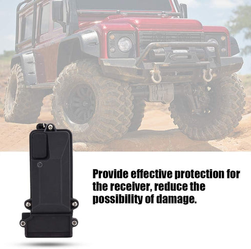 Tbest Sealed Waterproof Receiver Box for RC Car, Accessory for RC Crawler, Waterproof Receiver Box
