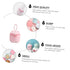 SECFOU Portable Formula Dispenser Compact Milk Powder Container for Travel Capacity Leak Safe Material for Outdoor