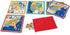eeBoo United States Geography Bingo Game - 2 to 6 Players, 6 Game Cards, 84 Playing Cards, Drawstring Bag