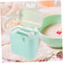 Portable Formula Container Capacity Travel Dispenser with Multi Compartment Design Lightweight Cork Material for Milk