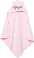 TEEAMORE Personalized Hooded Baby Bath Towel with Ears Add Your Text Embroidered