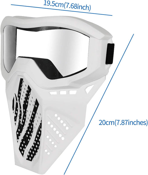 2 Pack Tactical Mask Compatible with Nerf Rival, Apollo, Zeus, Khaos, Atlas, Artemis Blasters Rival Mask
