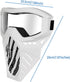 2 Pack Tactical Mask Compatible with Nerf Rival, Apollo, Zeus, Khaos, Atlas, Artemis Blasters Rival Mask