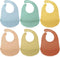 Mepase Silicone Bibs Waterproof Silicone Baby Bibs Soft Adjustable Baby Feeding Unisex
