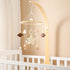 let's make Baby Crib Mobile with Arm Boho Star Moon Nursery Mobile