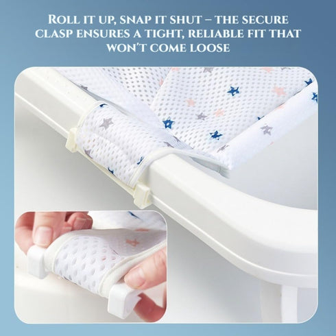 Adjustable Foldable Bath Protector Mat for Newborns