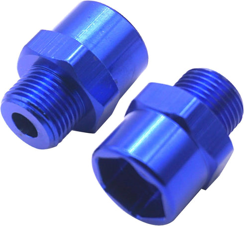 4Pack Share Goo Metal Wheel Hex Drive Hub Adapter Conversion, 12mm to 17mm, 15mm Offset Extension Compatible with