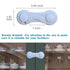 Cabinet Door Locks for Baby Proofing, 4 Pack Adhesive Cabinet Locks for Drawer, Cupboards, Fridge, Child Safety