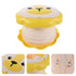 Totority Foldable Potty Seat, Portable Travel Toilet Chair for Boys, Lemon Yellow Folding Toilet for Camping, Car