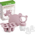 JEXFUN Silicone Breastmilk Popsicle Freezer Molds & Baby Fruit Food Feeder Pacifier,