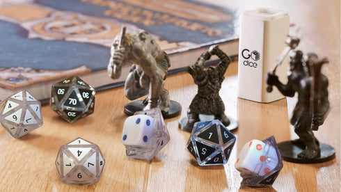 GoDice RPG Shell Set, Convert GoDice6 to Connected Polyhedral Dice for Online & Offline Role-Playing Games