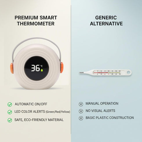 TARSHYRY Swimming Baby Bath Thermometer Cute Speaker Shape Water Proof LED Thermometer Toy for Infant Toddler Bathtub