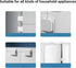 Cabinet Lock for Children - Safety Lock for Cabinets, Drawers, Refrigerators, Windows, Easy to Install (5 Flat Lock + 5
