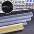 Drizzle Gold Travel Mini Mahjong Set - 20mm with Instructions, 146 Tiles, 4PCS Racks, Portable for Beginners